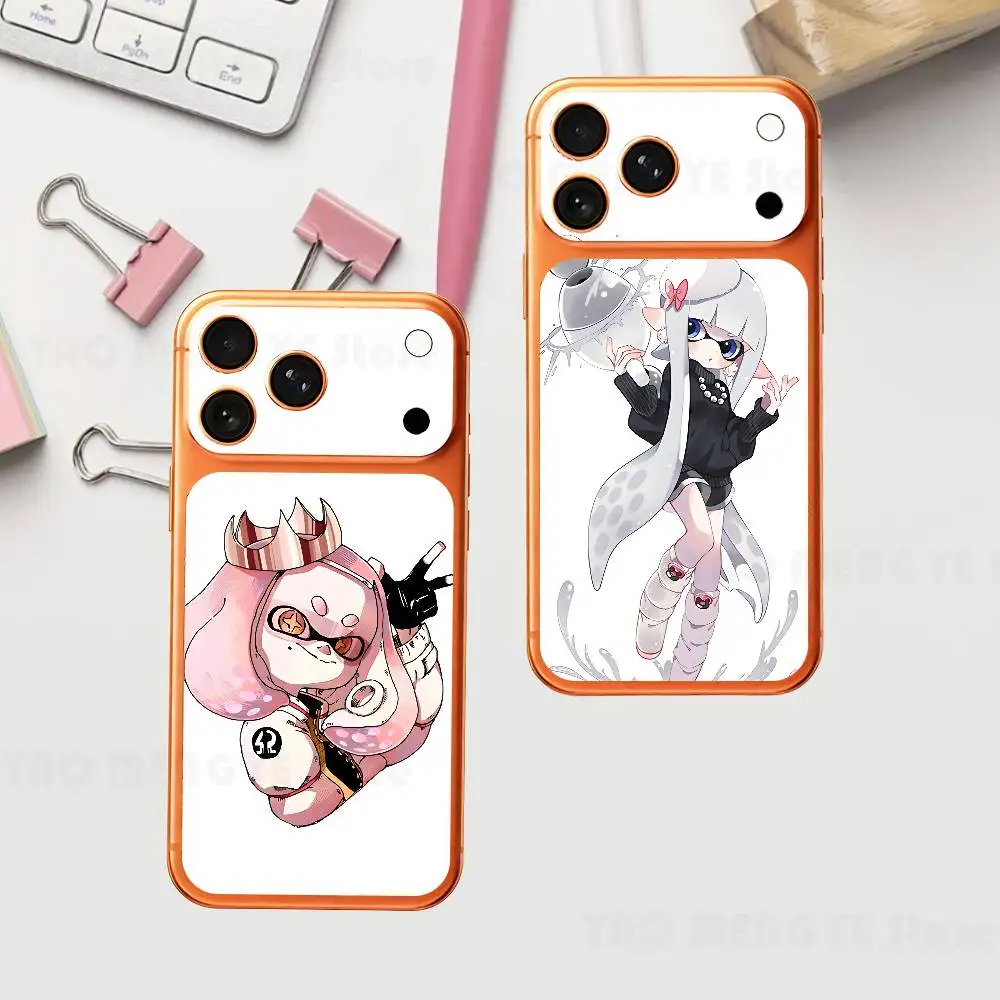 

Splatoon Agent Pearl Inkling For Iphone 17 Pro ProMax Back Protective Decorative Sticker Back Cover