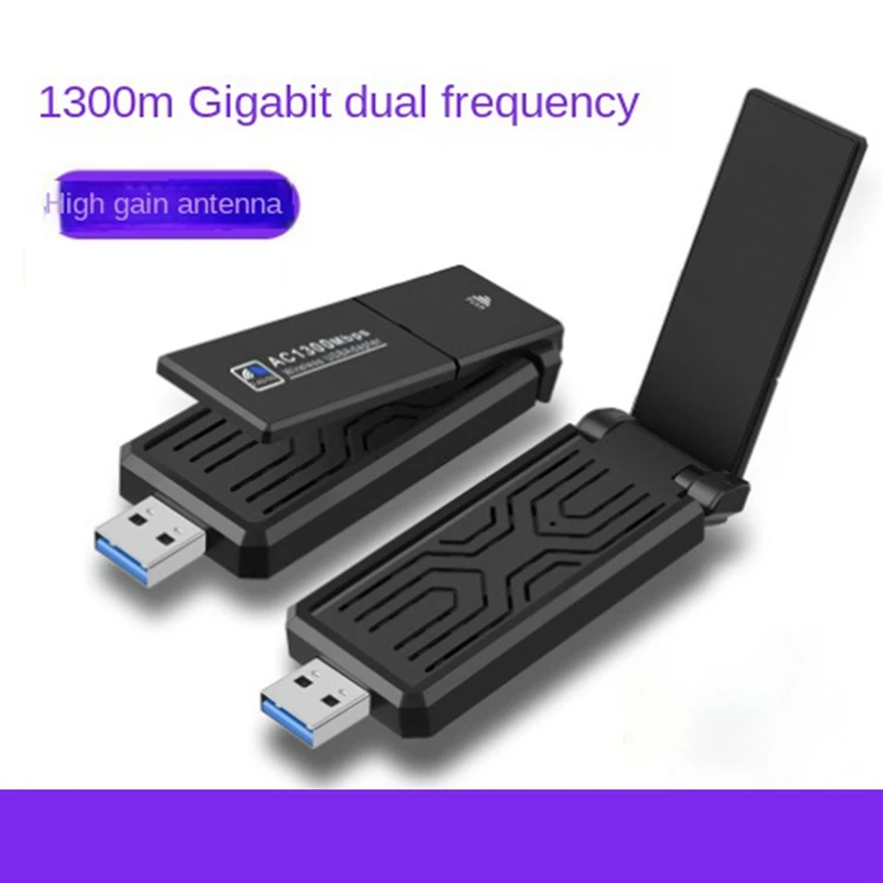 1300Mbps USB3.0 Wifi Adapter Dual Band 2,4G 5Ghz Wireless Adapter Antenne für PC