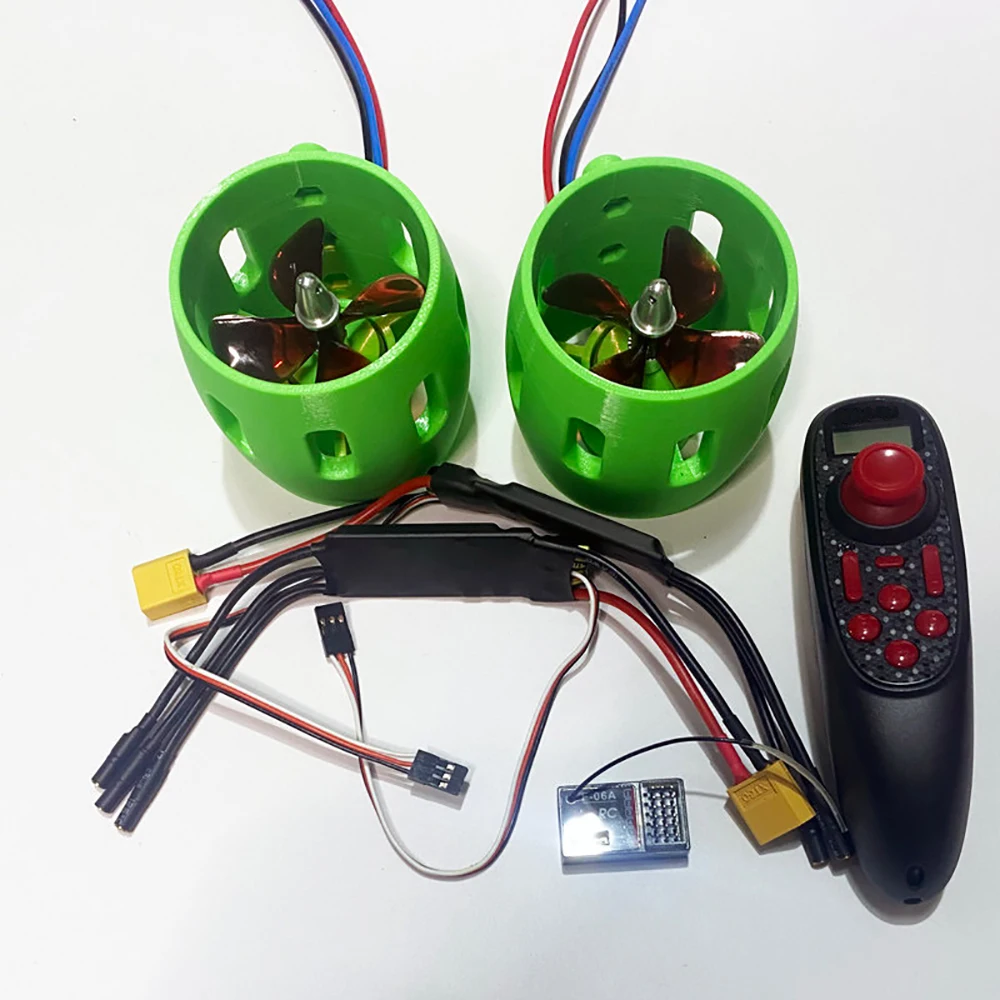 12V High-Power Brushless Underwater Thruster - for Net Trawler, SUP Board, RC Inflatable Boat, Rescue Boat & Underwater Drone