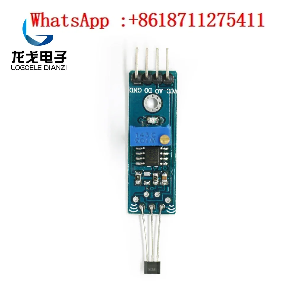 Linear Hall sensor module with high sensitivity 8.3mV/G analog output for detecting magnetic field strength induction switch