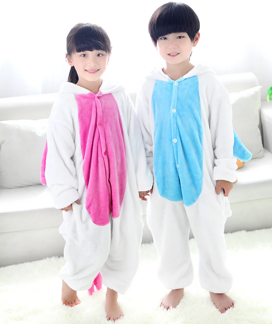 Kigurumi Unicorn Cartoon Onesies Kids Children Animal Pajamas Girls Boys Anime Cosplay Costumes For Christmas Halloween Party view 6