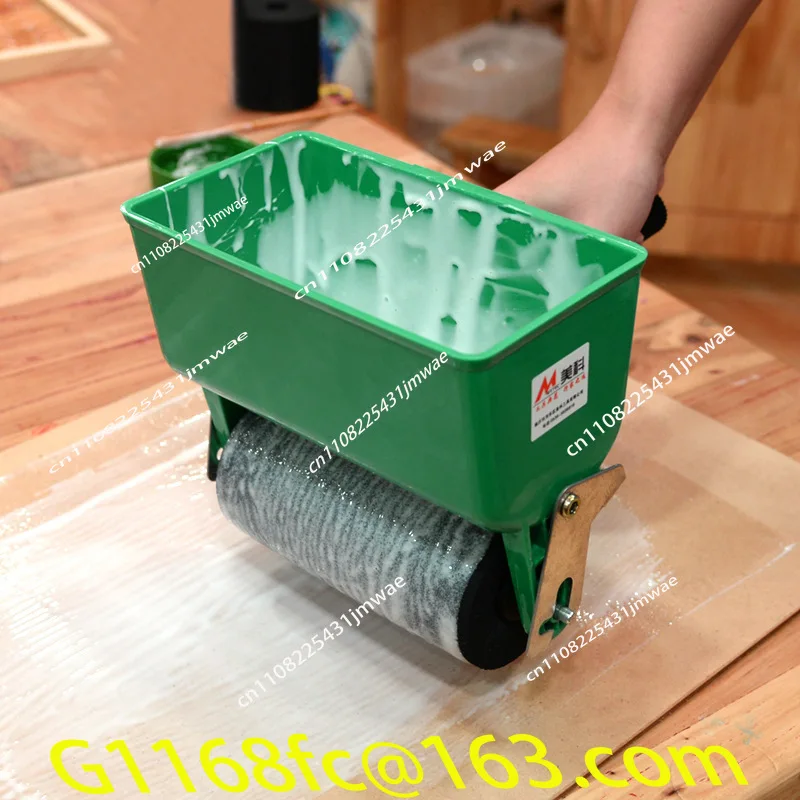 Manual Gluing Machine Roller Type Gluer Small Manual  Wood Board Wallpaper  Machine Carton  Artifact