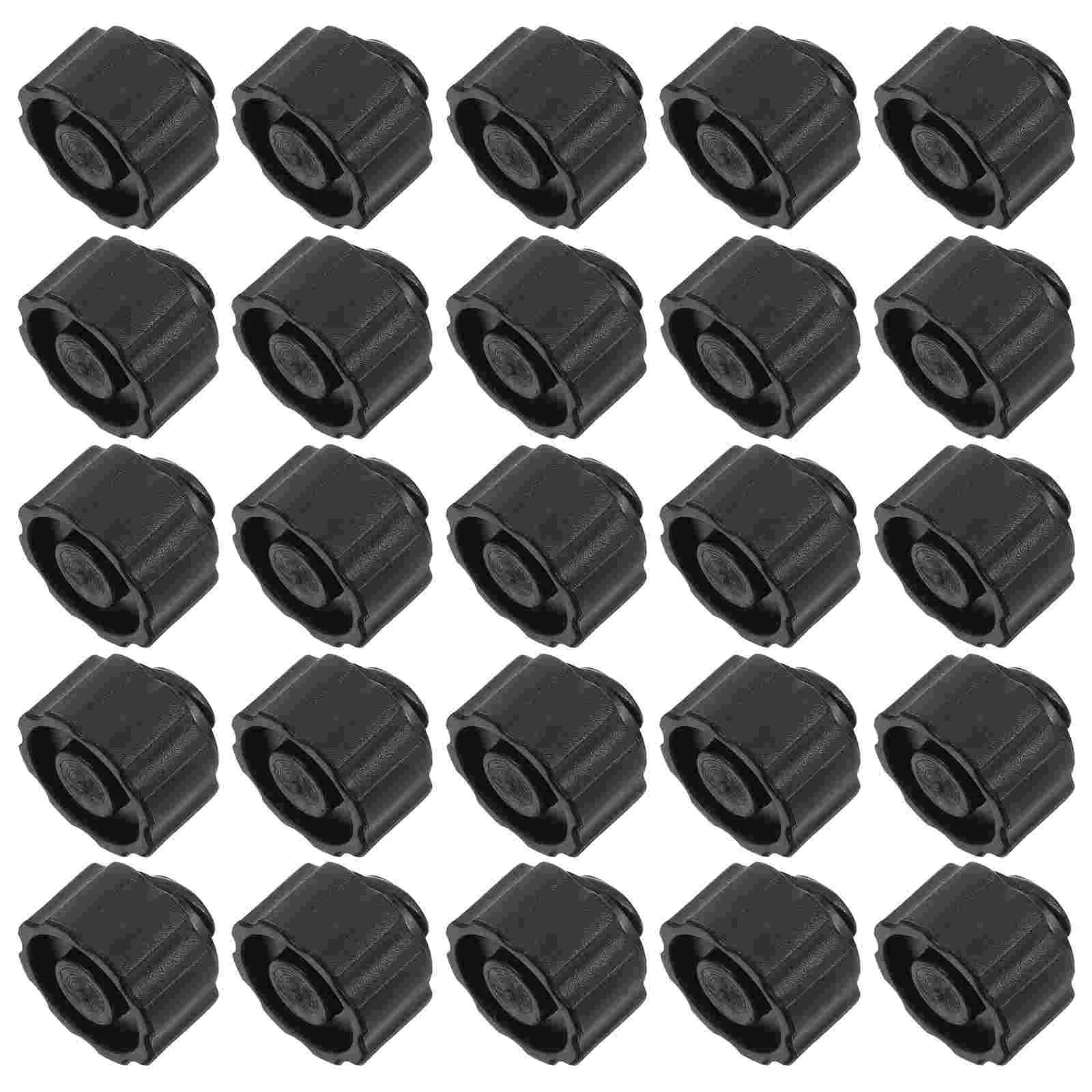 

40 Pcs Syringe Plug Cap Needle Tips Bottles Precision Applicator Caps Plastic Dispensing Multi Purpose Paint Lid
