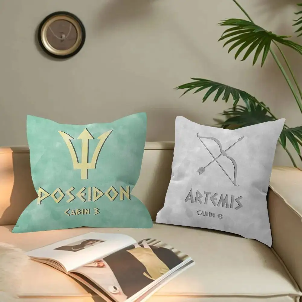 CHB SPQR Camp Half-Blood Cabin Cushion Cover Car Throw Pillow Case For Sofa Car Christmas Gift 40x40cm 45x45cm