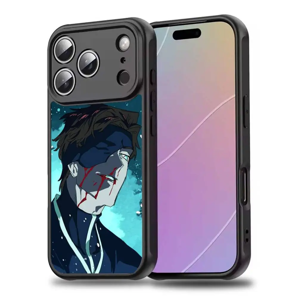 Funda de teléfono de anime Aizen-N S-Sousuke para iPhone 17,16,15,14,13,12,11,Pro,Max,Plus,Mini,SE4,E carga inalámbrica magnética Magsafe