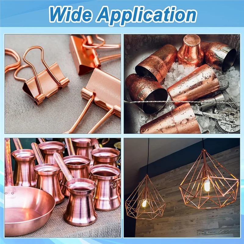 6Pcs Pure Copper Round Rod 3.94Inch Length 0.39Inch Diameter Bare Solid Metal Rod Copper Bar Lathe Bar Stock-A57X