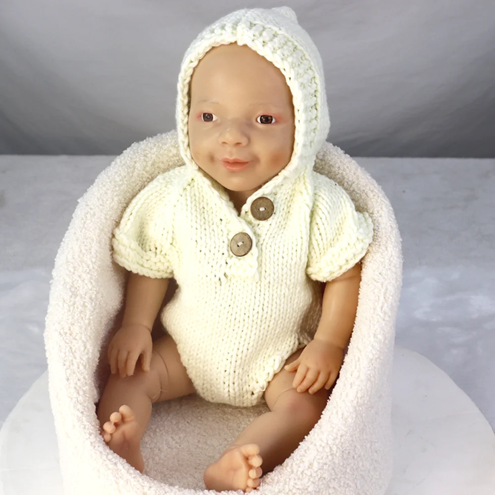 

Silicone Reborn Baby Dolls Realistic Boy Lifelike Newborn Toy 28/38/47CM Collectible Life-Size Childhood Simulation Gift
