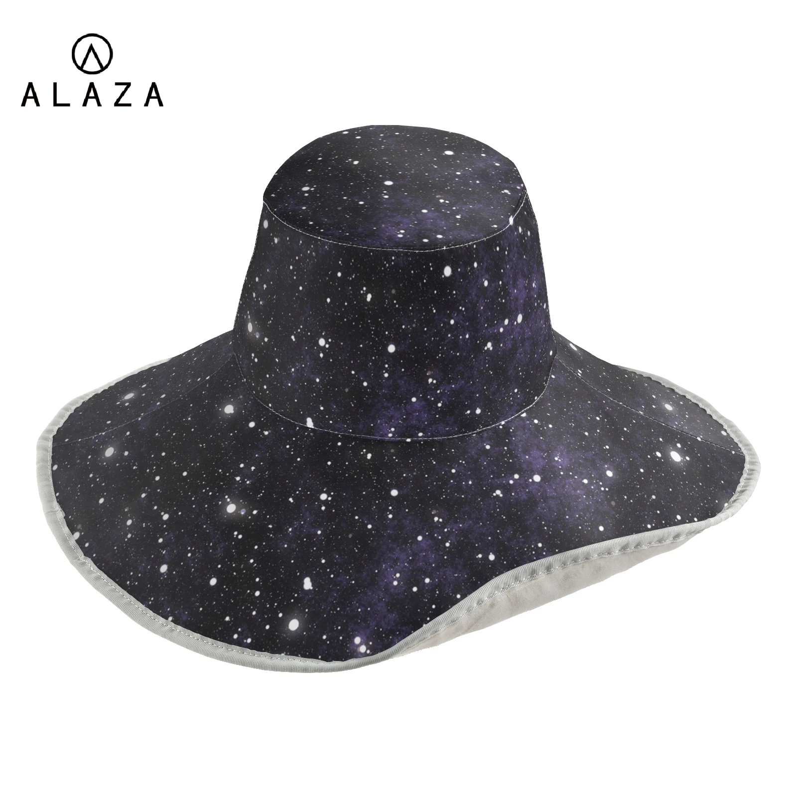 2022 New UV Protection Foldable Bucket Hats For Women Horsetail Hole Fisherman's Hat Big Wide-Brim Visor star print Climbing Cap