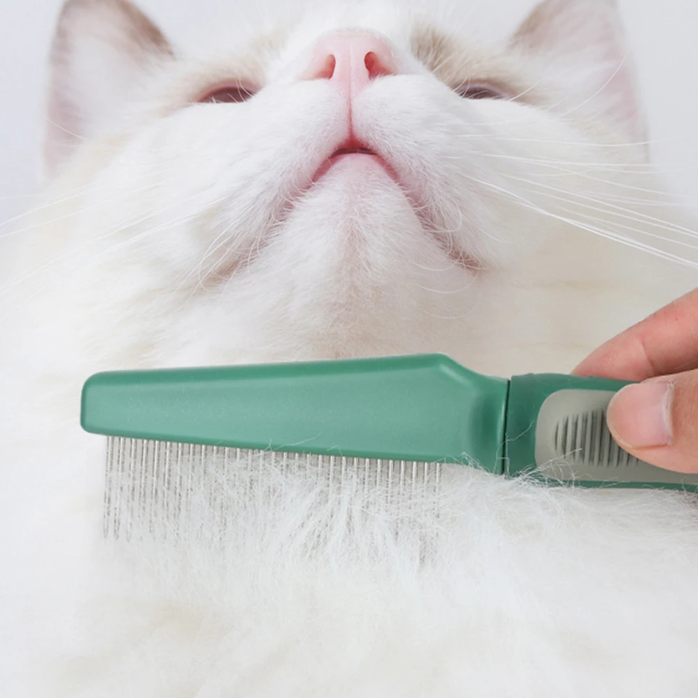 

Dog Cat Multi-Functional Grooming Comb Metal Teeth Removing Matted Hair Detangling Pet Accessory Long Short