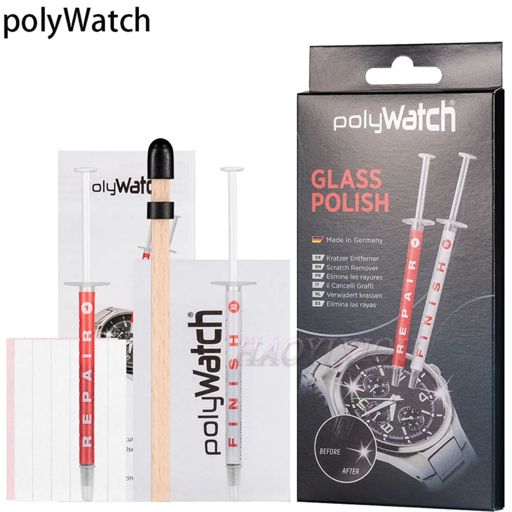 Germany polyWatch Glass Polish for Removing Scratch from Smartphone Screen Car Windshield Watch Windows