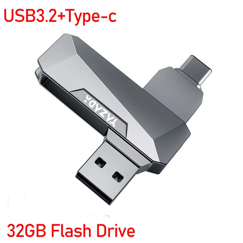 

2 in 1 High Speed USB Flash Drive 64G PenDrive for Android Type-c With U Stick Thumb Driver Laptop Desktop Business Gift