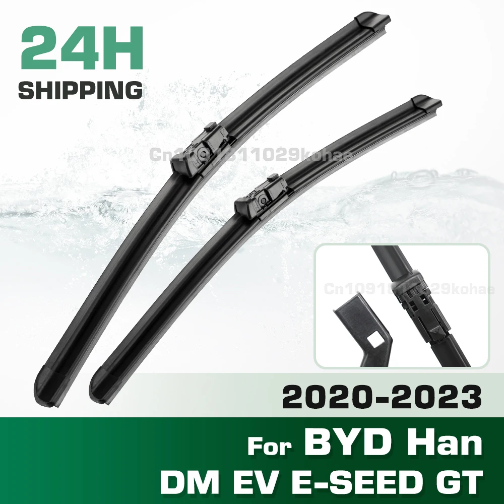 GREATROAD Wiper LHD&RHD Front Wiper Blades Set For BYD Han DM EV E-SEED GT 2020 - 2023 Windshield Windscreen Window 26''+19''