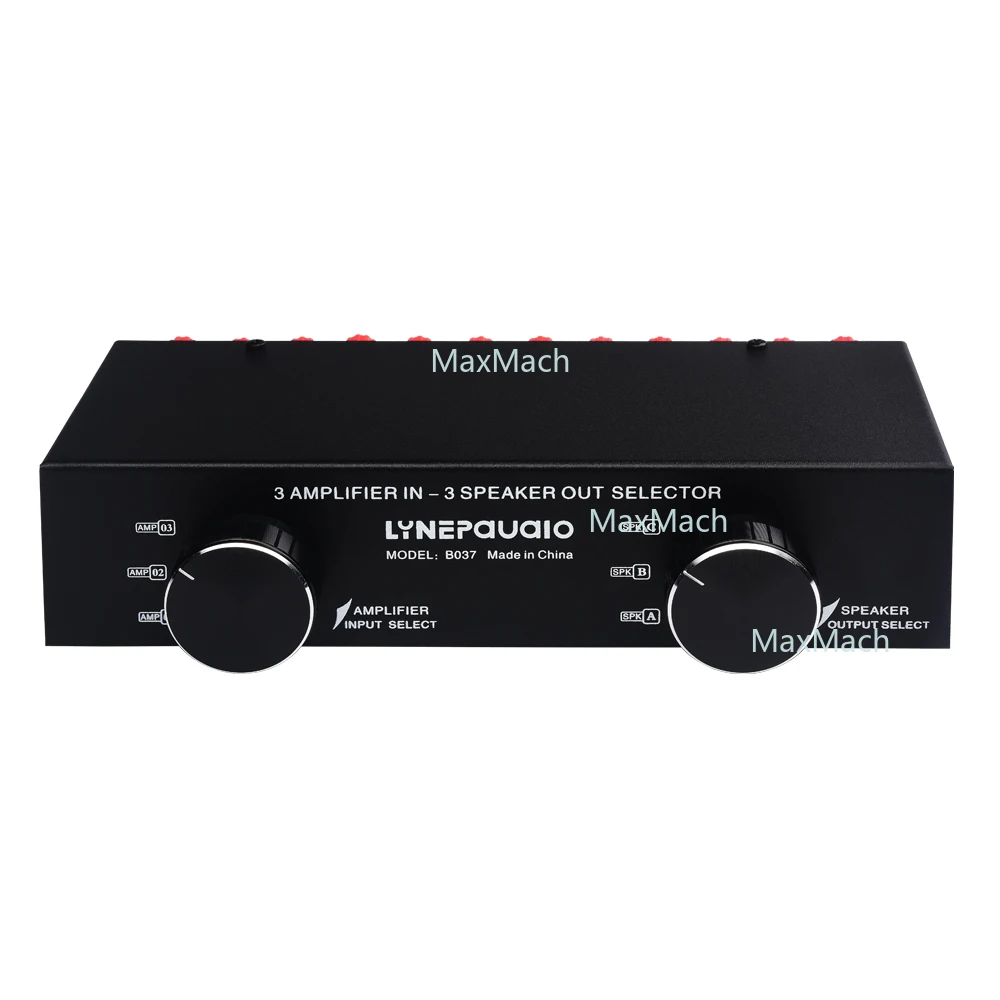 

3 in 3 out passive power amplifier speaker selection switcher audio switching distributor comparator without loss