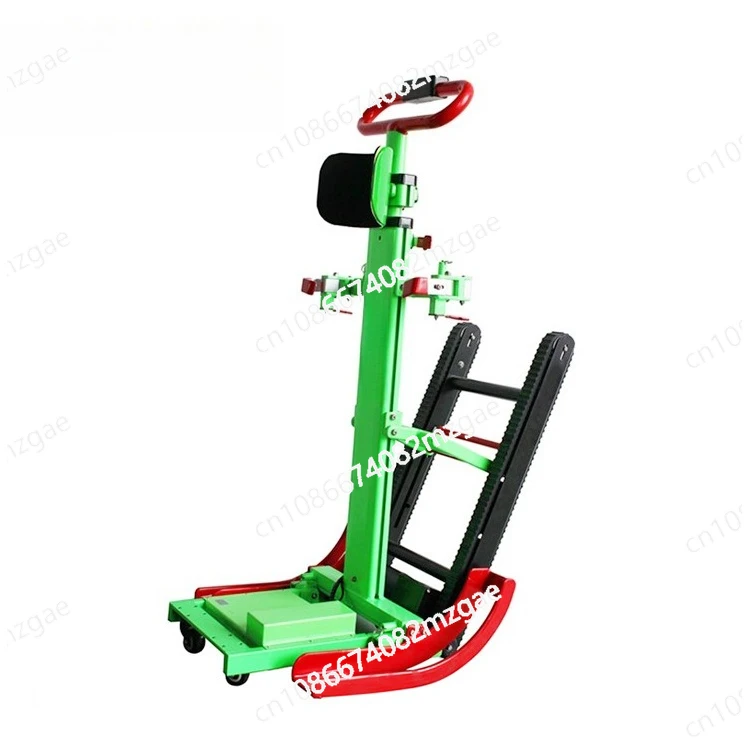 Electric Stair Climbing Cart with Wheelchair Docking Track System for Up and Down Stairs Mobility and Transfer