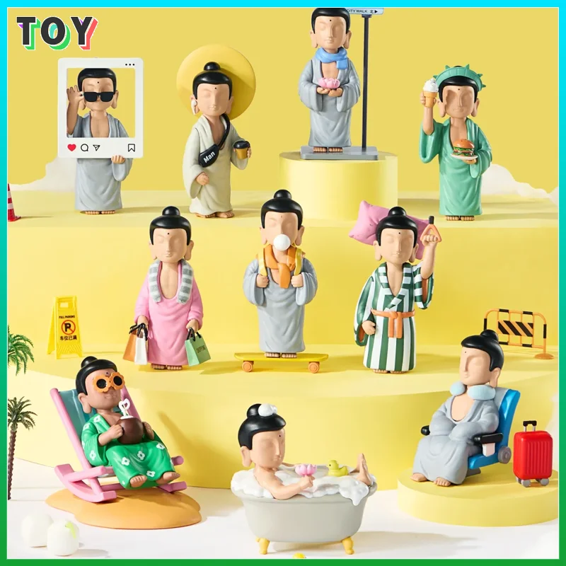 

Amitofo Fo U City Walk Series слепая коробка игрушки Mystery Box подлинная модель Kawaii Guess Bag Kawaii куклы подарок на день рождения для девочек игрушка