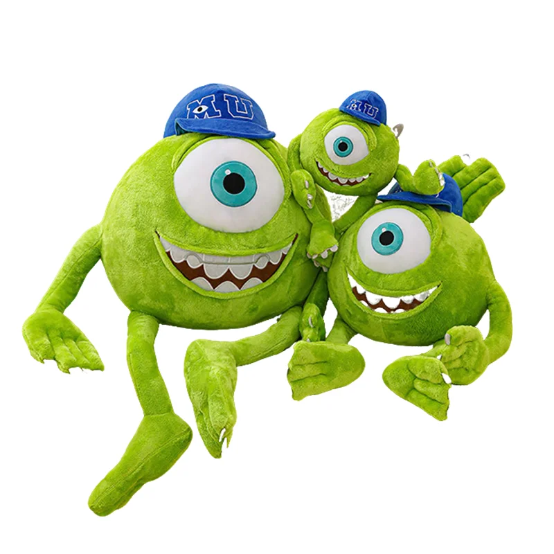 

Monster University Mike Wazowski Plush Doll Stuffed Throw Pillow Sofa Back Cushion Room Decoration Toys Kids Gifts