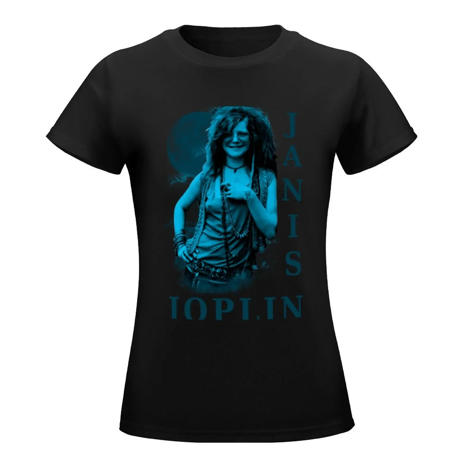 Janis Joplin-Janis Joplin T-Shirt summer top lady clothes Women's t-shirt