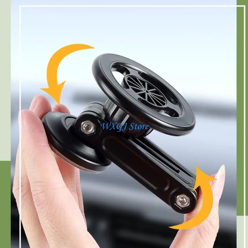 37JE Auto Phone Holder 360 Adjustable Rotation Car Phone Mount Single Handed Operations Anti Shake Base