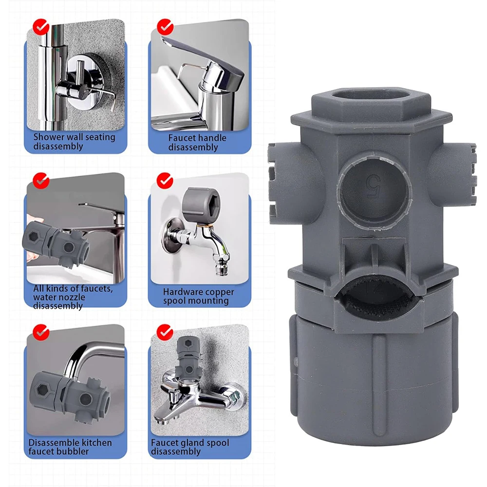 

All-In-One Wrench Tool Set for Faucet 16-IN-1 Multi-function Wrench Kitchen and Bathroom Tap Water Leakage Specific Repair Tools