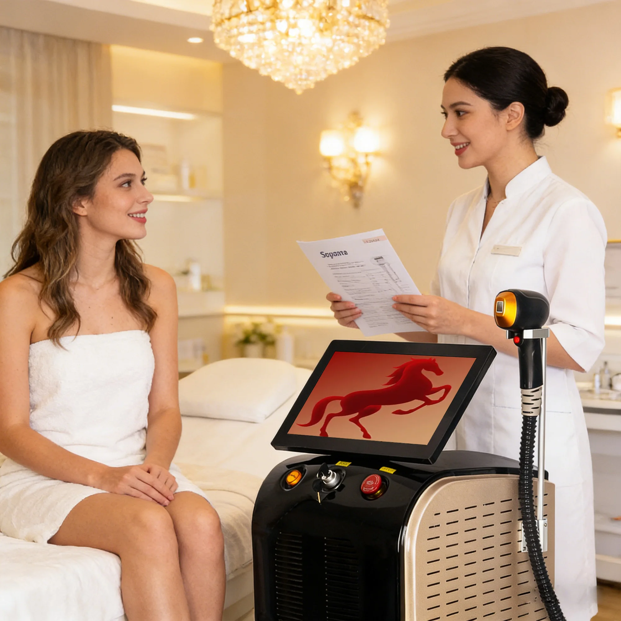 

Профессиональный ледяной платиновый портативный диодный лазер 808 нм 755 808 1064 машина для удаления волос 3 длины волны лазер для удаления волос