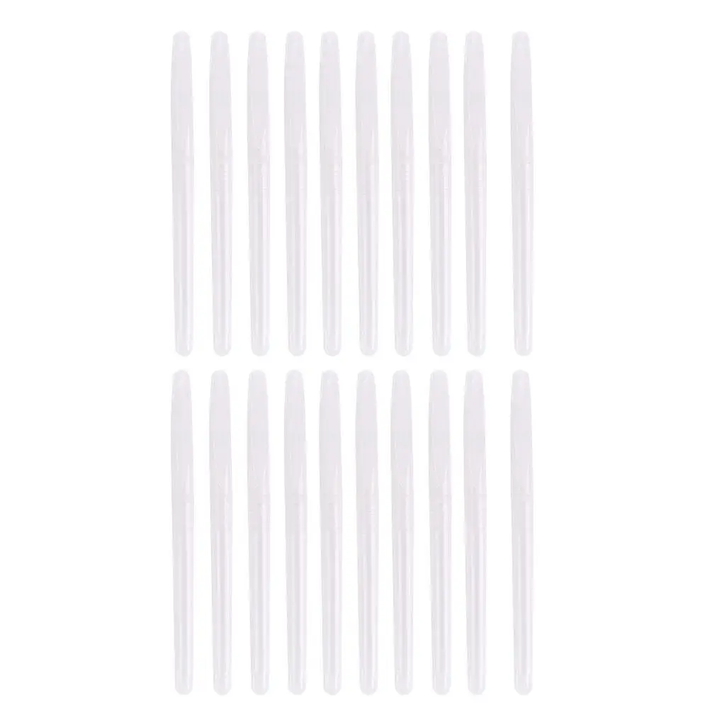50Pcs Transparent Empty Pen Rods Holder Universal Gel Pen Shells School Office Stationery Transparent Pen-Holders
