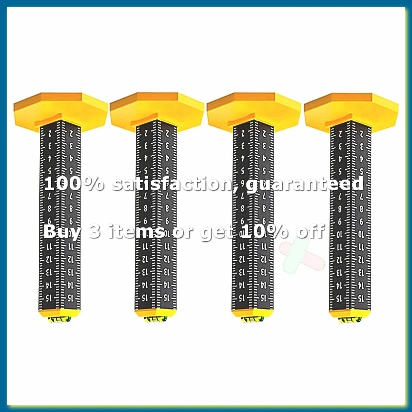 Stick Wall Lay Floor Tiles Tool Ceiling Leveling Ruler Light Steel Horizontal Bubble 4 Pcs