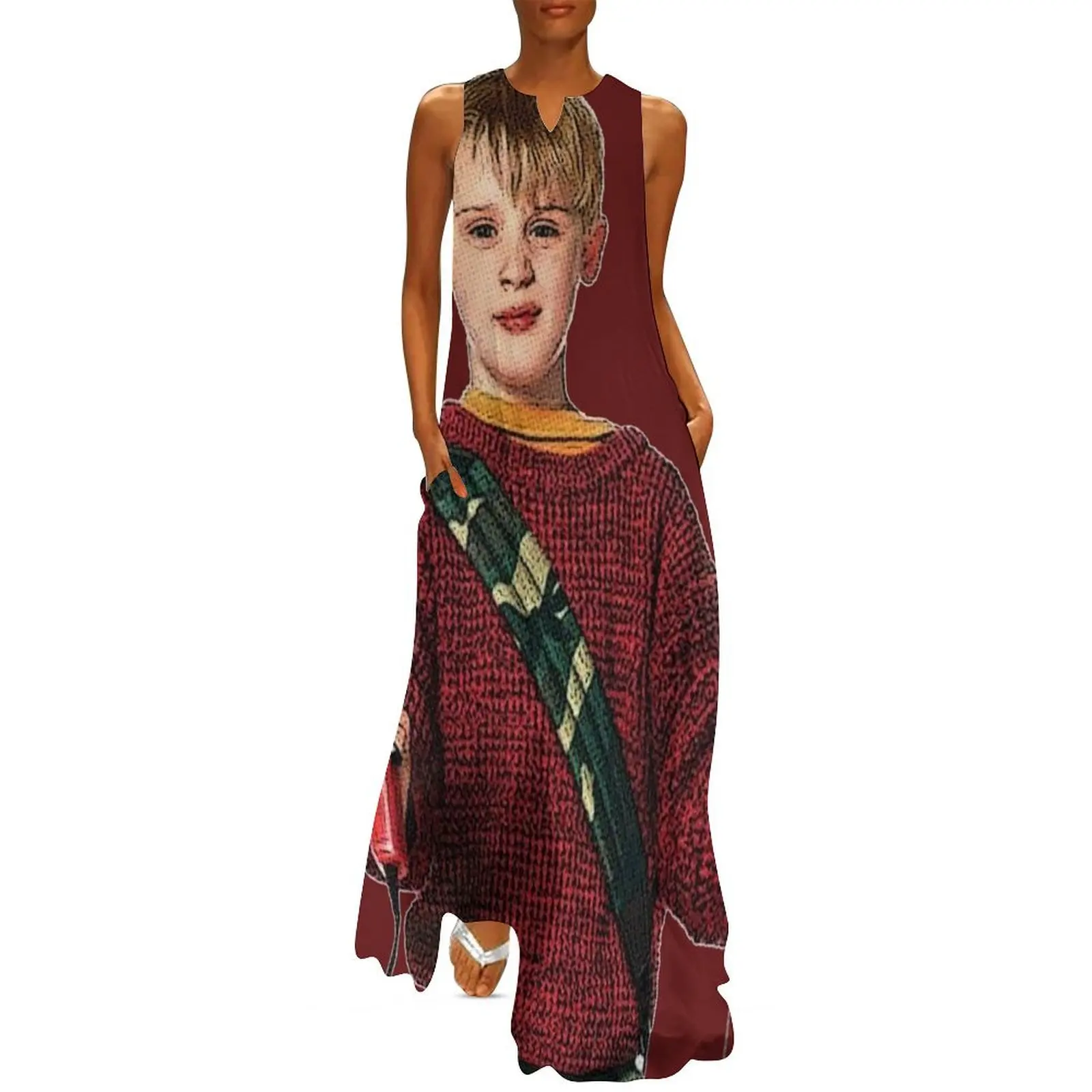 

Kevin McCallister Home Alone Christmas Movie Long Dress dress party night dresses summer Dress