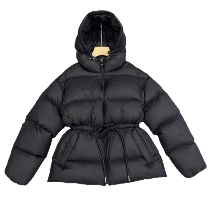 Women's clothing Down jacket New style Short style Winter Hooded Loose fit Duck down Thickened Warm Outerwear jackets for women