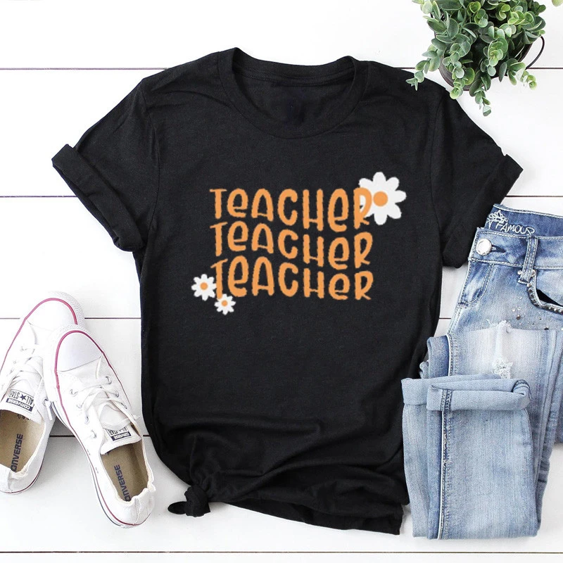 Retro teacher tee  Teacher Shirt  Cute Shirt for Teachers  Elementary School   graphic t shirts  y2k aesthetic  goth  tops