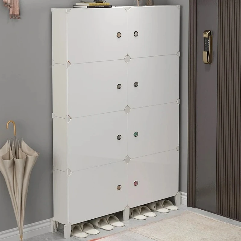 ‌ Schuhregal ohne Bohren über  – Shoe Rack Cabinet Narrow Entryway Bewertung und Preis
