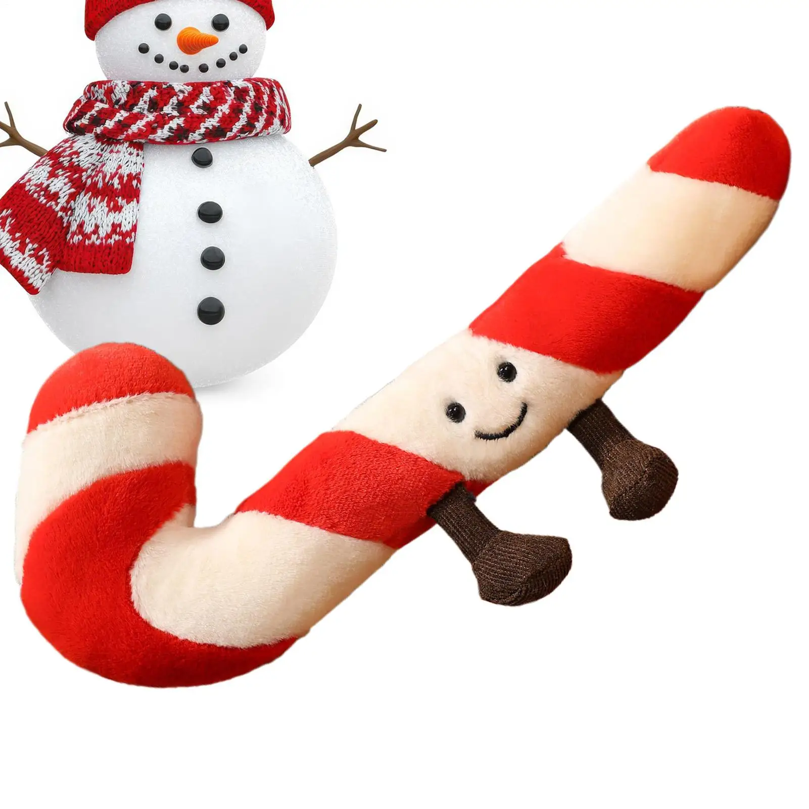Zuckerstangen-Wurfkissen, Weihnachtsplüsch, Couchkissen, Urlaubskissen, Kissen für Heimdekoration, Partyplaner, Sofa, Schlafzimmer