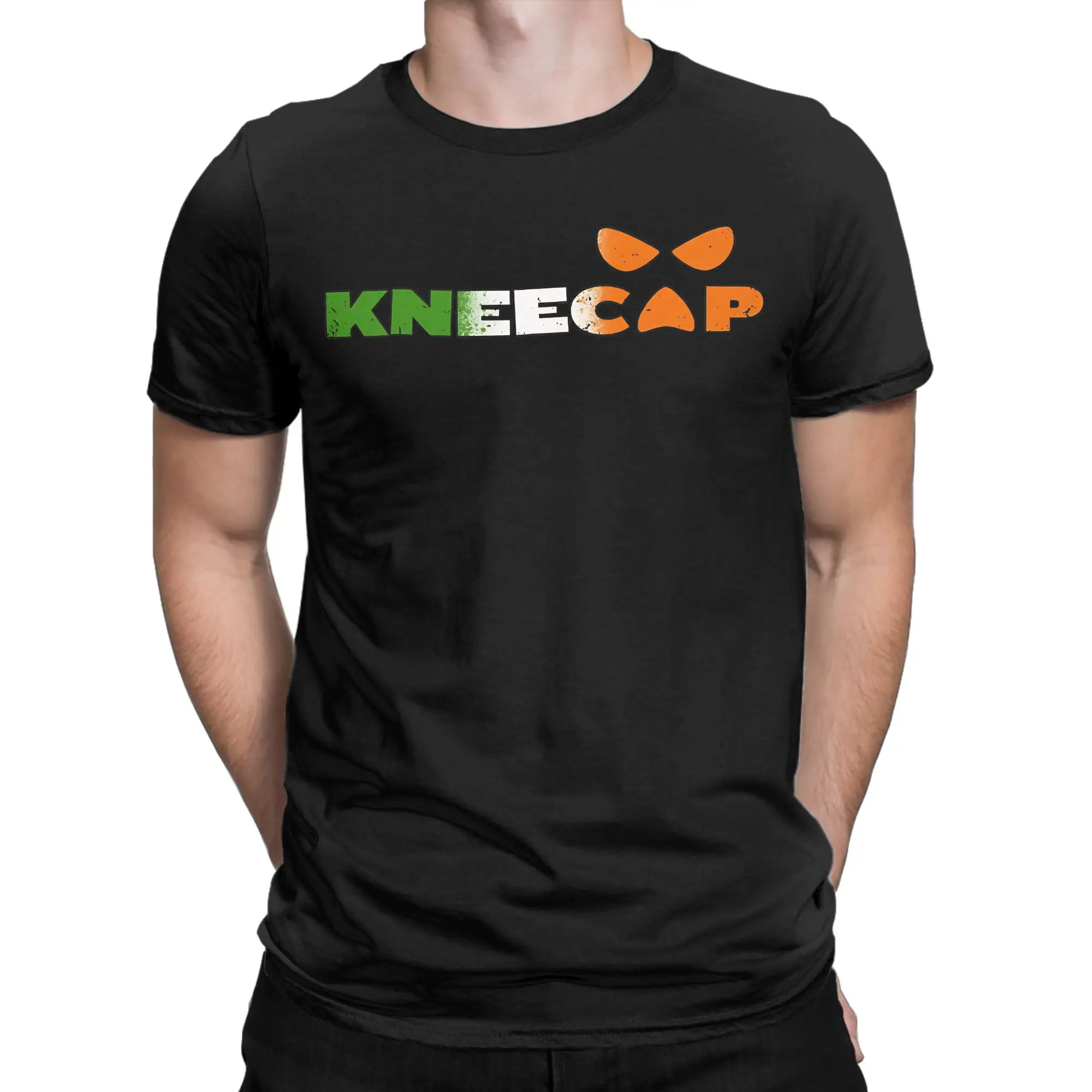 KneeCap Belfast Irish Gaeilge Republican T Shirt for Men 100% Cotton Awesome T-Shirt O Neck  Tees Short Sleeve Clothing view 2