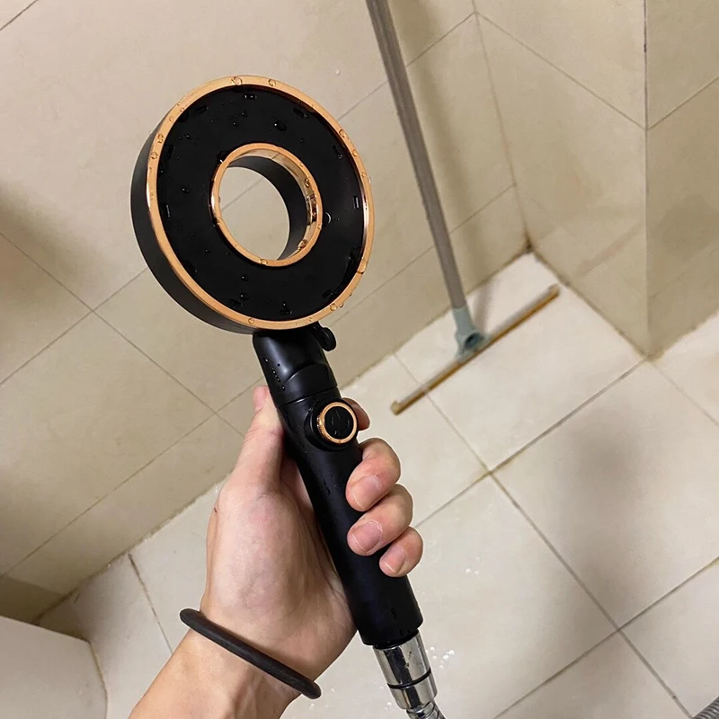 Bathroom Pressurized Hand Shower Package Accessories Shower Nozzle Large Water Output 3 Models Universal Adaptation Save Water