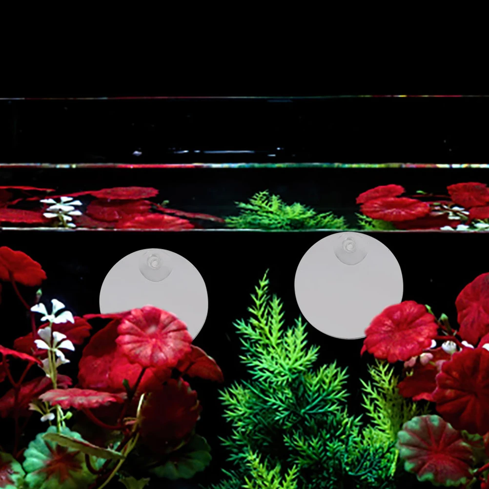 

Fish Tank Mirror Betta Accessory 8cm Acrylic Accessories Exercise Floating Bowl Toy Aquarium Decorations