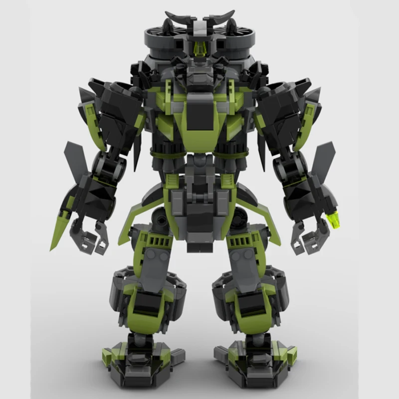 600 sztuk wszechstronna infiltracja i precyzyjne egzekwowanie Robot klocki do budowy Model zestaw cegieł kreatywne prezenty dla dorosłych MOC-150858