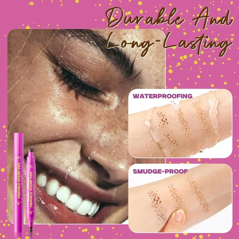 Eyeliner Double-end Freckles Pen All-in-one Natural Waterproof Lasting Seal Spot Pen Simulation Freckle Makeup