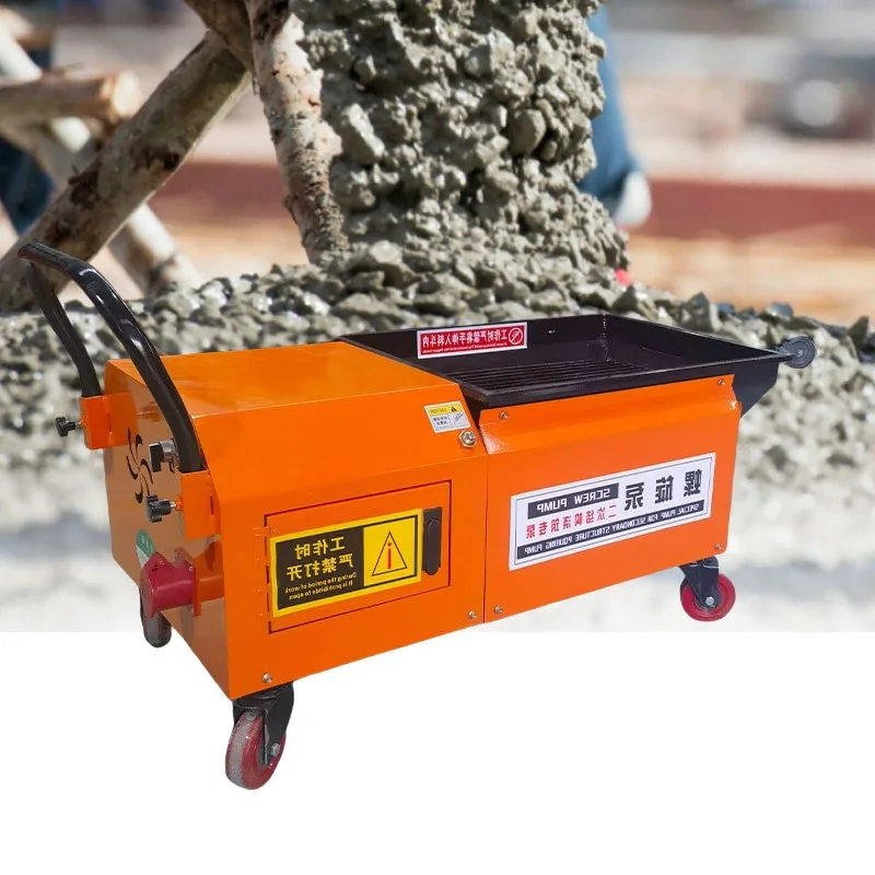 مضخة خرسانة صغيرة تستخدم مضخة خلط الخرسانة الصغيرة الهيدروليكية مضخات الخرسانة