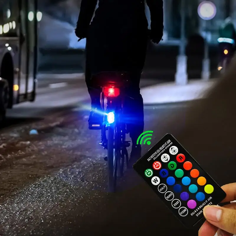 Wireless LED Flashing Lights Auto Anti-Collision Lights LED Anti-Collision Lights With Remote For Car Motorcycle Warning Signal