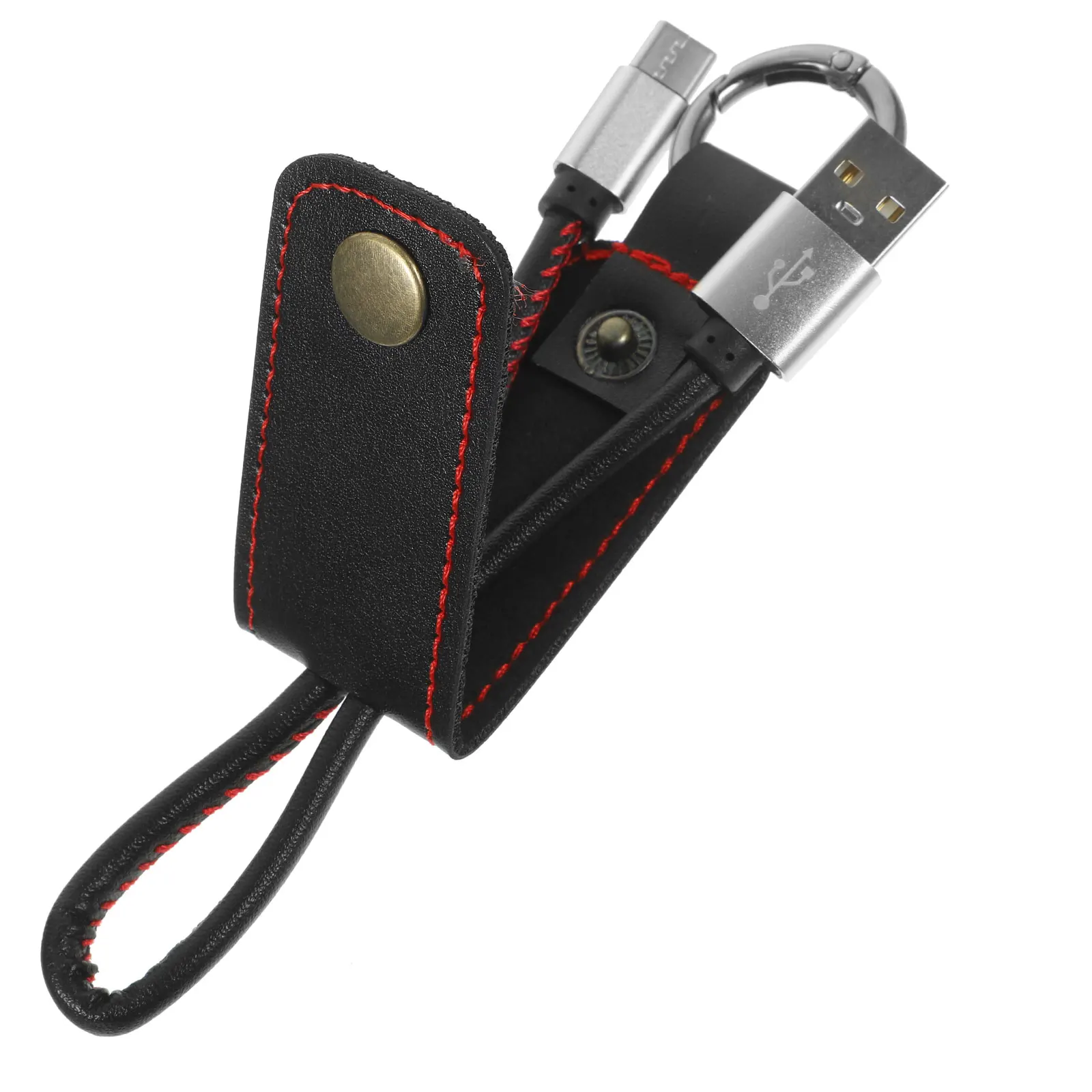 

Type C Charging Cable Keychain Portable USB Separator Fast Durable Key Ring Data Sync Cord Device