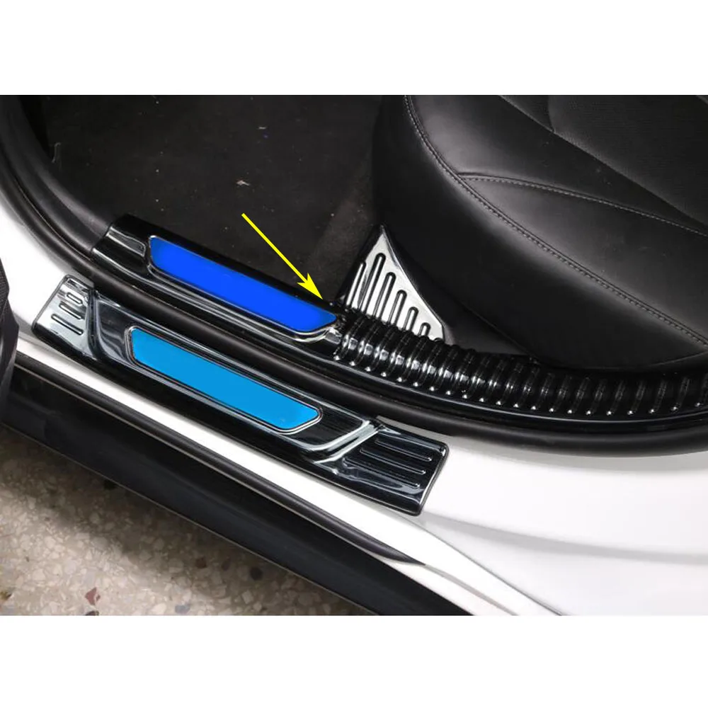 For Hyundai Sonata 10th DN8 2020 2021 2022 2023 Styling Stainless Steel Pedal Door Sill Scuff Plate Inner Threshold Bumper Parts