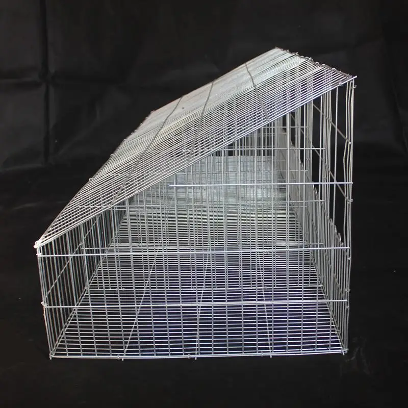 Rabbit Cage 6 Compartments, Reinforced and Durable, Large Slope Design, Weaning and Fattening Rabbit Hutch, New Arrival