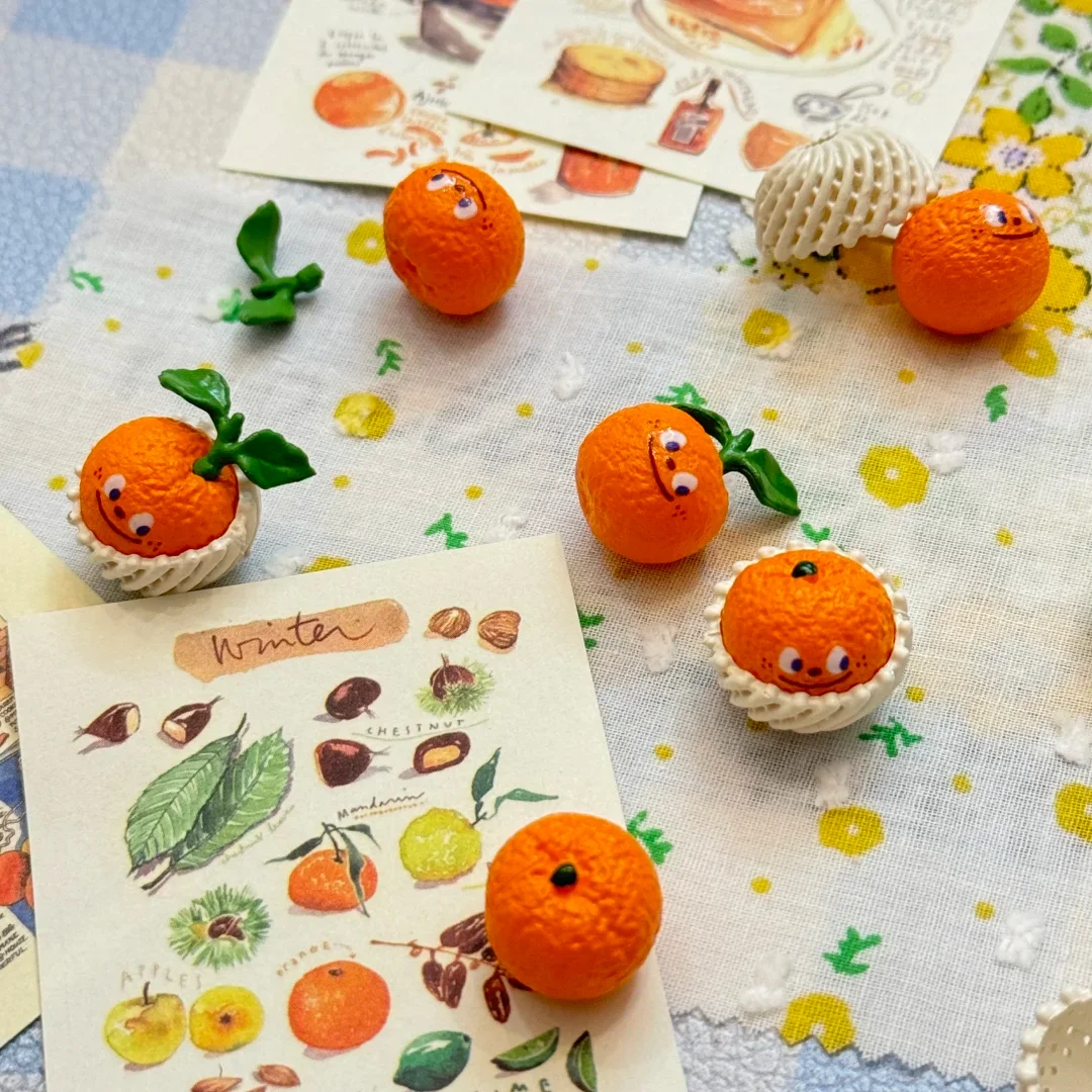 Mini Model Poppenhuis Meubels Accessoires Miniatuur Oranje Fruit Netto Zak Bjd Ob11 Gsc Blyth Soldaat Lol Scène Schieten Rekwisieten