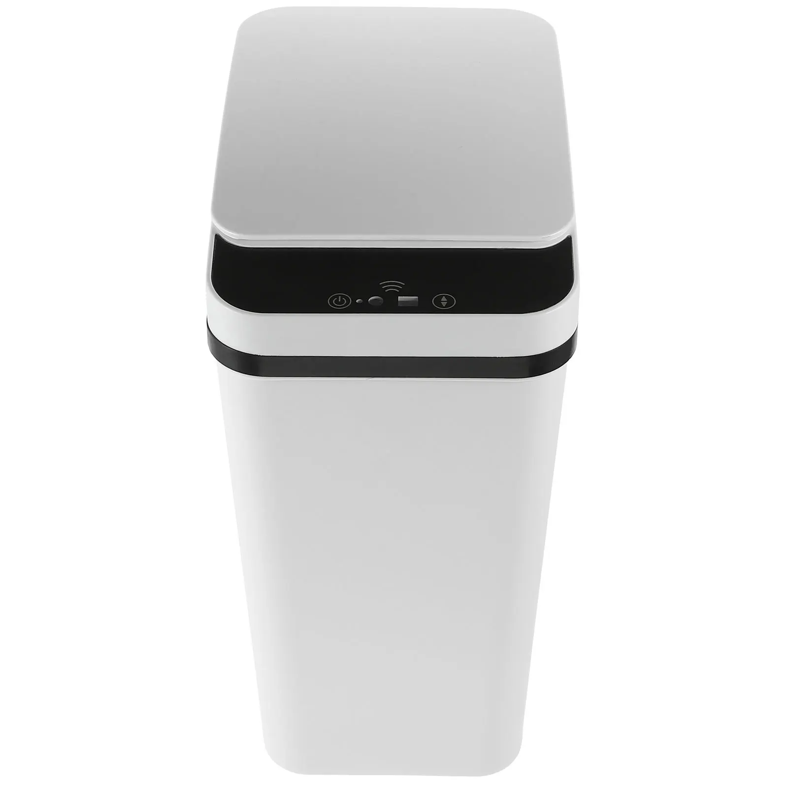 

1pc Automatic Flip Trash Can Infrared Sensor Smart Induction Waste Bin For Home Office Kitchen Bathroom Auto Open Garbage Can