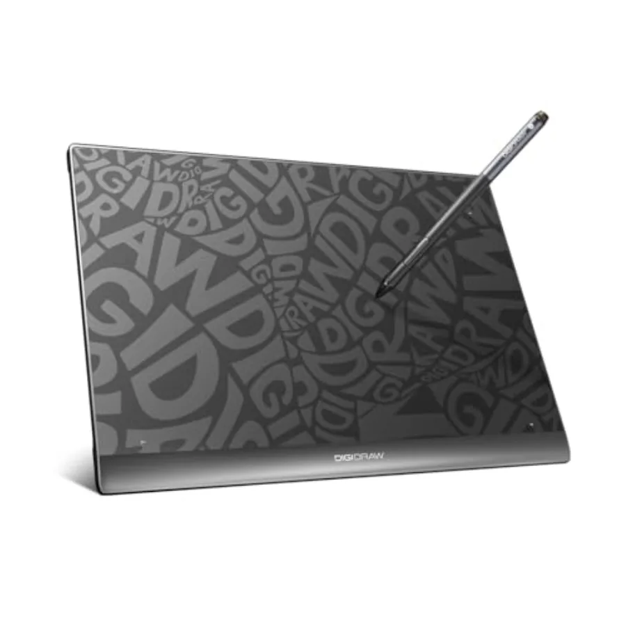 T610 10"x6" Paper-Like Drawing Tablet 16384 Levels Battery-Free Stylus Graphics Pad for PC Mac Windows Android PS Drawing OSU G