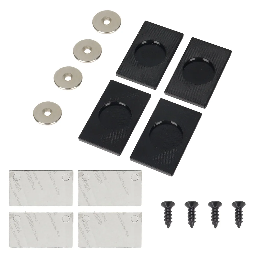 

4 шт. универсальный сильный магнитный держатель номерного знака для автомобиля, каравана, прицепа, рамка номерного знака мотоцикла