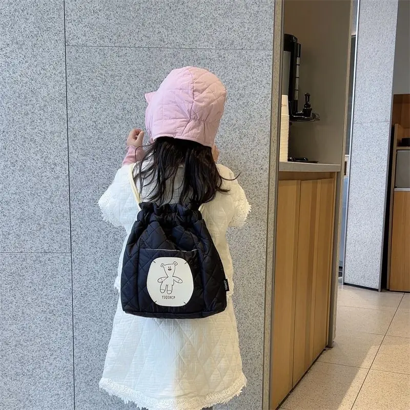 Cute Bear Kids Backpack Korean Children\'s Bag for Girls Cute Kindergarten Backpack for Boys Casual Kid Bag Backpack