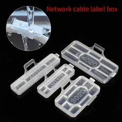 Cable Marking Boxes High Quality Plastic Desk Organizer Waterproof and Transparent Cable Ties Label Box