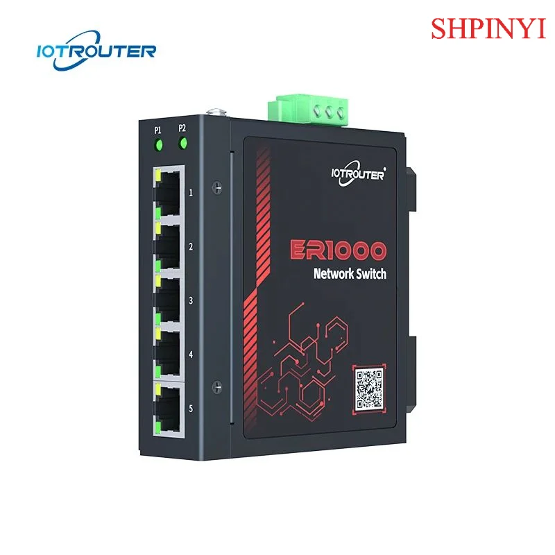 

Промышленный коммутатор Fast Ethernet 10/100/1000 Мбит/с, 5-портовые неуправляемые промышленные сетевые коммутаторы постоянного тока 9-36 В