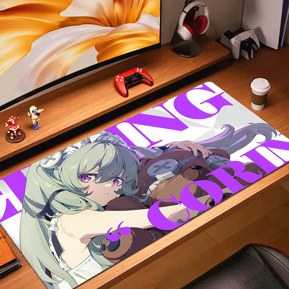 Zenless Zone Zero Mouse Pad ZZZ Nicole Von Lycaon Ellen Zhu Yuan Hoshimi Miyabi Soldier 11 XXL Large Mousepad Big Keyboard Mats