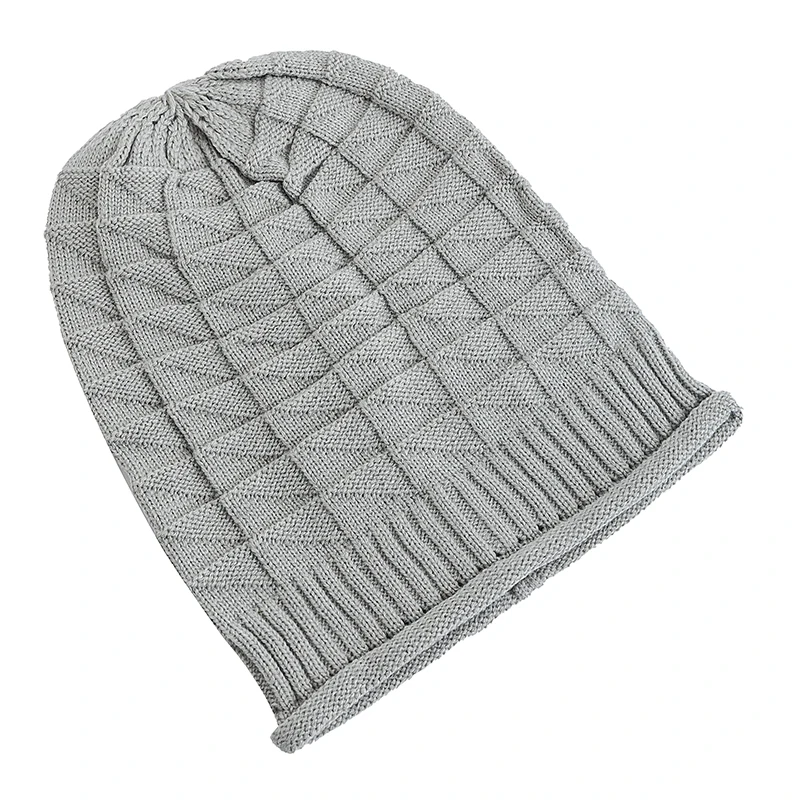 Gran oferta, gorro de invierno de tamaño largo, gorros informales de calle de otoño para uso diario para hombres y mujeres, gorro liso